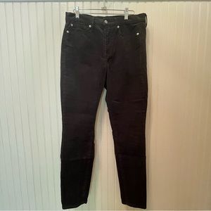 GAP Black Corduroy True Skinny Pants SZ 8/29R